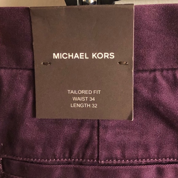 Michael Kors Other - Michael Kors Dark Purple Chino Pants. BRAND NEW!